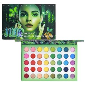 New, 40-Pan "JADE" Rainbow Color Eyeshadow Palette